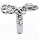 Fancy Ring total 2.43 cts set in 18k white gold